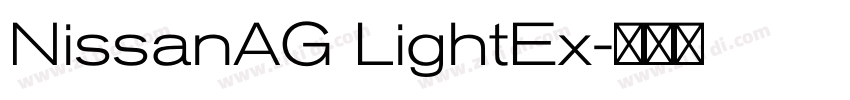 NissanAG LightEx字体转换